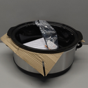 Crock-Pot 7 Quart Oval Manual Slow Cooker, Stainless Steel (SCV700-S-BR), Versatile Cookware for Large Families or Entertaining