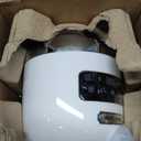 Hazel Quinn Milk Frother - Hot and Cold Detachable Milk Frother with Adjustable Temperature & Foam Thickness, Dishwasher Safe, for Latte/Cappuccino/Hot Chocolate, 400ML (13.5oz) - Pearl White