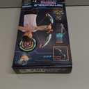 JOYIN Kids Bow and Arrow Set, LED Light Up Archery Toy Set with 9 Suction Cup Arrows, Target & Arrow Case, Indoor and Outdoor Hunting Play Gift Toys for Kids, Boys & Girls Ages 6-12 (Aqua Blue)