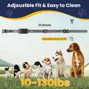 Wireless Dog Fence, Electric Fence for Dogs,Training Collar with Remote Control 3800FT Range, Portable Dog Perimeter Collar with 3 Training Mode Flash Light & Waterproof for 2 Dogs Collar