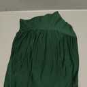 Table Skirt for 4 Foot Tables - One-Piece Hunter Green Tablecloths and Skirt, Wrinkle Resistant Ruffles Elastic Cover for Banquets, Weddings, Events, Parties