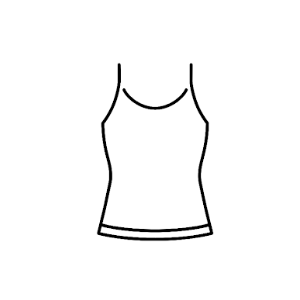 CIDER Women's Plus Size Wrap V Neck Spaghetti Strap Asymmetrical Hem Cami Tank Top XL