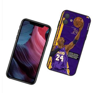 Basketball Star Compatible with iPhone 12 Case for Boys and Men, Basketball Sports Pattern Customization Soft Silicone Shockproof Cases