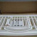 IRIS USA 24" 4-Panel Dog Playpen with Door, 35 x 35 x 24, Puppy Playpen, Dog Play Pen Indoors, Pet Fence, Puppies/Small Dogs, White