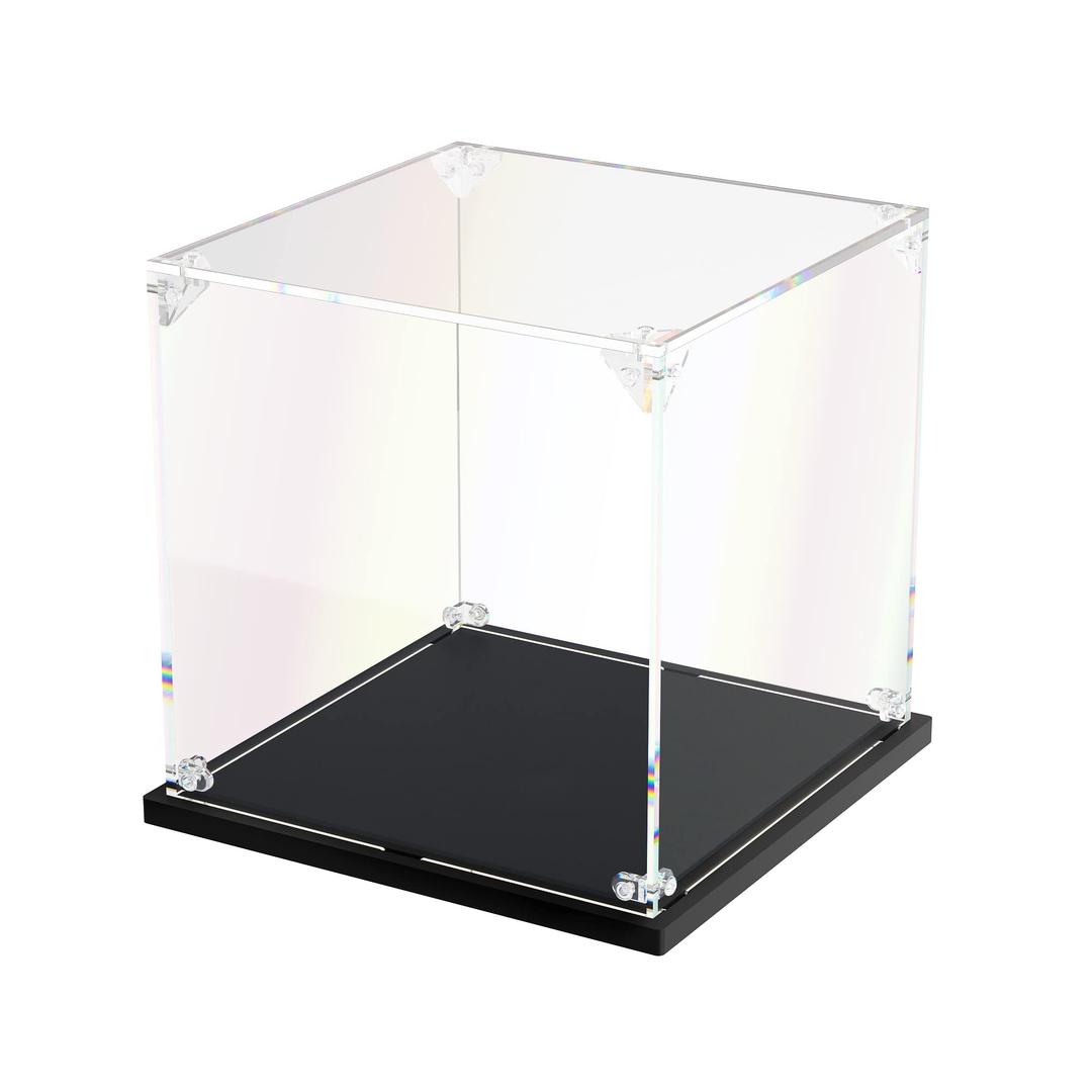 Clear Acrylic Display Case, Easy Assembly Showcase Boxes(18x10x16inch)