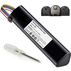 (New Upgraded) 7200mAh 14.4V Replacement for Neato Battery for Neato D3 D4 D5 D6 D7 Robotic Vacuum Cleaners,Part Number: 945-0225, Black