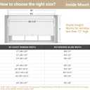 Boolegon Cordless Blackout Roller Shades for Windows, Beige, 32" W x 72" H