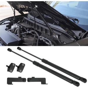Front Hood Struts Lift Support Kit Compatible with Wrangler Jl 2018-2024 2025 & Compatible with Gladiator Jt 2020-2025, Quick Hood Lift Support Struts Assist Kit 1 Pair
