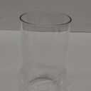 Flower Vase Acrylic Cylinder,7.86" Tall Clear Vase for Centerpieces,Wedding Decorative,Home Dcor, Non Breakable Plastic, 3.94" x 7.86" Tall Round - Clear