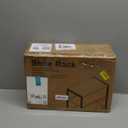 Narrow Shoe Rack for Front Door Entrance, Entryway, and Closet Shoe Organizer with 4 Sturdy Metal Mesh Shelves and Wooden Top, Holds 10 Pairs, Ideal for Storage or Display