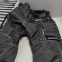 Black Motorcycle Riding Pants for Men – Waterproof & Windproof Touring Trousers with CE Armor, Reflective Strips.M32