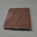 Trapper Keeper Binder Leather Business Portfolio Organizer with Zipper, Detachable 3 Ring Binder with Storage Clipboard, Fits Letter Size Paper, with Refillable Notepad, 5 Extra Folder Fivider Pages (Rose Gold)