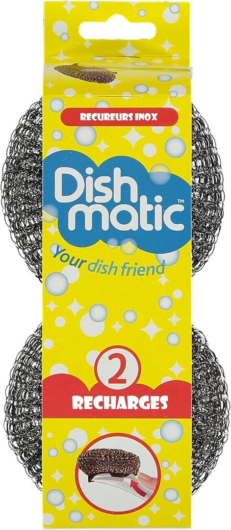 Dishmatic 2 Refills Sponge Stainless Steel