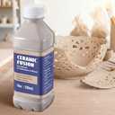 Lounsweer 18oz Bisque Fix for Clay & Bisque, Repairs Cracks & Restores Ceramic Clay, Strong Repairs and Bonding for Handles & Accessories