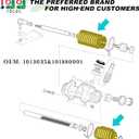 10L0L Golf Cart Steering Rack & Pinion Dust Boot for Club Car DS 1997-up, Steering Gear Box Seal Bellows, Replace OEM 1013035 101880001