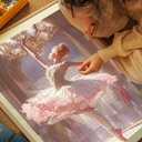 1000 Piece Large Jigsaw Puzzles for Adults: Romantic & Elegant Ballerina Fantasy Art in Archway - Challenging Educational Puzzle for Mindfulness & Family Bonding