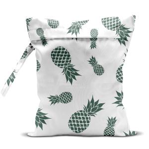 3 x AASRR Wet Dry Bag, Wet Bag for Swimsuit, Travel, Beach, Pool, Diapers, Dirty Yoga Gym Clothes, Makeup Bag, Pineapple Summer Vacation Essentials