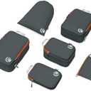 Cipway Compression Packing Cubes Set, Ultralight Expandable Travel Packing Organizers for Carry on Luggage (Grey 6pcs)