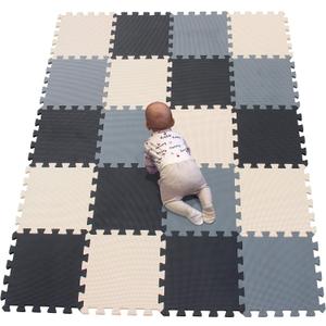 YIMINYUER 20 Tiles (30cm30cm1cm Each Tile) Baby Soft Puzzle Play Mats, Kids Thick EVA Foam Floor, Toddlers & Children's Soft Interlocking Mat R04R10R12G301020
