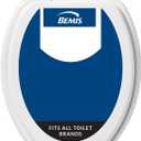 Bemis 1400TTA Economy Durable Wood Toilet Seat, Made in USA, Elongated, White