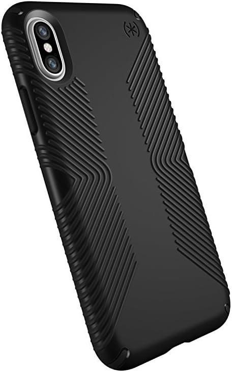 Speck Products Presidio Grip Case for iPhone XS/iPhone X, Black/Black