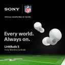 Sony LinkBuds S Truly Wireless Noise Canceling Earbud Headphones with Alexa Built-in, Bluetooth Ear Buds Compatible with iPhone and Android, White