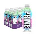PRIME Hydration FUTURE FREEZE, Sports Drinks with Coconut Water, Electrolyte Enhanced to Replenish Fluids, Zero Added Sugar, B Vitamins, Antioxidants, Made with Natural Flavors, 16.9 Fl Oz 12 Pack (EXP 05/13/27)