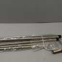 Anqiue Bronze Double Curtain Rods For Windows 72-144 Inch,Heavy Duty Double Curtain Rod with Aluminum Finial and Bracket,Adjustable Double Window Rods For Blackout Or Room Darkening Panel