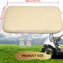 GXYWADY Tan Front Seat Bottom Replacement for EZGO Medalist TXT 1994-2013 Gas Electric Golf Cart