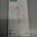 for MagSafe Charger: Magnetic Wireless Charging Pad for iPhone 17 16 15 14 13 12 Series & AirPods 4-2 Pro, Strong Magnet, Aluminum Alloy, USB-C/A Ports, Ultra-Thin & Portable, Ideal for Desk & Bedside (White)