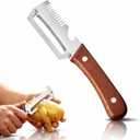 2 x Kitchen multifunctional vegetable peeler 3 in 1, ultra-sharp stainless steel blade, suitable for peeling fruits and vegetables, with bottle opener, (1PCS)