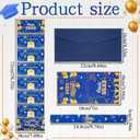 2 x Tenceur 2026 Graduation Money Holder with Envelope and Greeting Card Graduation Money Holder Gift for College High School Party Decoration Class of 2026 (Blue,Simple)