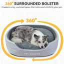Dog Bed for Medium Dogs, Comfortable Orthopedic Pet Bed, Breathable Dog Bed with Durable Fabric,Self-Warming and Machine Washable