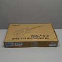 NBCP Wireless Wii Controller Compatible with Wii Rock Band 2, World Tour, Clone Hero (White-10 Keys)