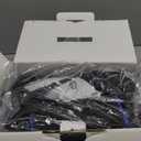 Leg Massager for Circulation and Pain Relief Thigh Compression Massager with 6 Modes 3 Vibration Knee Massage with Heat Leg Circulation Machine for Thigh Calf and Feet Relaxation for Athletes/Seniors (Black)