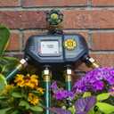 Melnor 65140AMZ 4 Zone Digital Timer, Black, Yellow