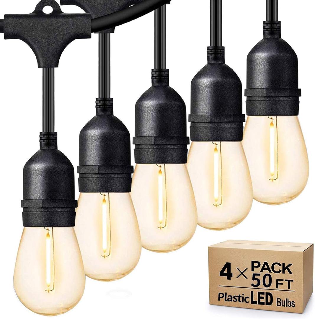 Svater Outdoor String Lights for Outside 200 FT Waterproof Commercial Grade