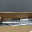 Folding Walkers for Seniors with 2 Skis and 5" Wheels, Lightweight Adult Rolling Walker, Supports Up to 350 Pounds, Adjustable Height, Aluminum Standard Walker, Silver