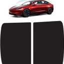 D-Lumina Roof Sunshade for Tesla Model 3 Highland 2024 2025, Glass Sunroof Shade Window Insulation UV & Heat Protection for Tesla Model 3 Accessories 2025 2024 Black, Roof Shade Won't Sag (Set of 2)