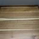 30'' Extra Large Square Wood Tray - Acacia Wood Ottoman Tray with Handles, Rustic Serving Tray for Living Room, Kitchen and Coffee Table, Wooden Trays for Ottoman,Ottoman Table Topper