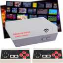 Wireless Retro Game Console, Classic Mini TV Gaming Console, Built-in 620 Video Games with 2 Wireless Controllers, AV Output 8-Bit Game System - Plug and Play, Nostalgia Gifts for Christmas