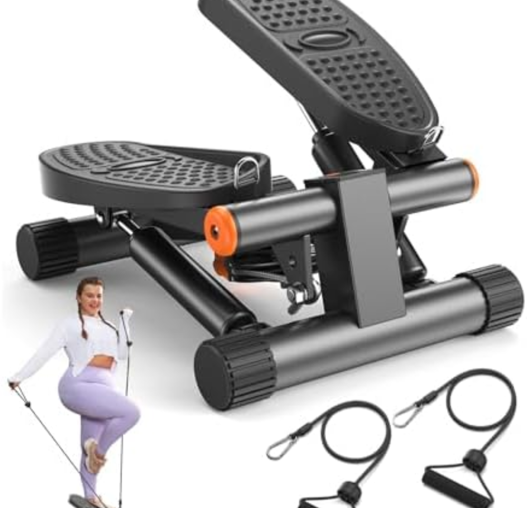 Niceday Steppers for Exercise, Mini Stair Stepper at Home Workout Equipment with 300LBS Loading Capacity, Hydraulic Fitness Stepper with LCD Monitor