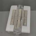 Acrylic Earring Holder Organizer with 5 Drawers Clear Earring Organizer Box with 90 Adjustable Grids Velvet Earring Display Case Jewelry Organizer for Earrings Rings Studs (Beige)