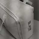 Goose Down Fiber Comforter King Size  All Season Naturally Breathable Down Comforters, Luxury Hotel Collection Duvet Insert with 8 Corner Tabs, Cotton Fabric & Baffle Box (White,65oz Fill) (King(106"x90"))