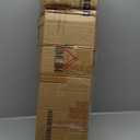 HOMCOM 7' Artificial Pencil Christmas Tree, Slim Xmas Tree with 499 Realistic Branch Tips and Plastic Stand, White