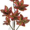 Artificial Tree 2.95Ft Faux Agave Plant Fake Tropical Yucca Palm Tree with 6 Heads in Pot Fake Dracaena Plants Tree for Home Decor Modern Office House Decoration Housewarming Gift Pink