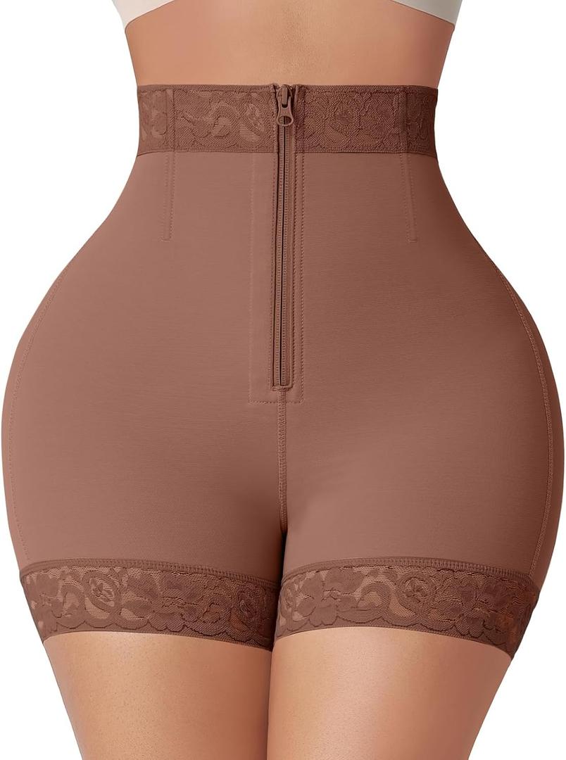 FeelinGirl Body Shaper for Women Butt Lifting Shapewear Tummy Control Panties with Hook Zipper Closure (Large, Umber) FeelinGirl Body Shaper for Women Butt Lifting Shapewear Tummy Control Panties with Hook Zipper Closure (Large, Umber)