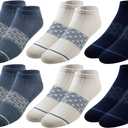 Pair of Thieves Men's Athletic Cotton Low-Cut Socks - 6-Pack Cushioned Comfort Socks for Sports, Work & Casual Wear (Black/Oatmeal/Navy)