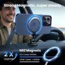 for iPhone 16 Pro Case with HD Screen Protect, [Compatible with MagSafe] [15FT Military Drop Protection] [Camera Protection] Magnetic Case for iPhone 16 Pro, Dark Blue