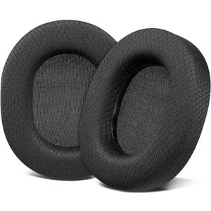 SOULWIT Replacement Earpads for SteelSeries Arctis 1/3/5/Arctis 7/7+/7P/7P+/7X/7X+/9/9X/Pro/Prime(Do Not Fit Any Arctis Nova) Headset, Ear Pads Cushions with High-Density Foam - Black